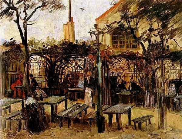 Vincent Van Gogh Terrace of a Cafe on Montmartre oil painting image